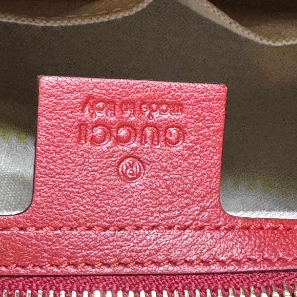 Gucci Red Satchel with Microguccissima Leather - Picture 9 of 16